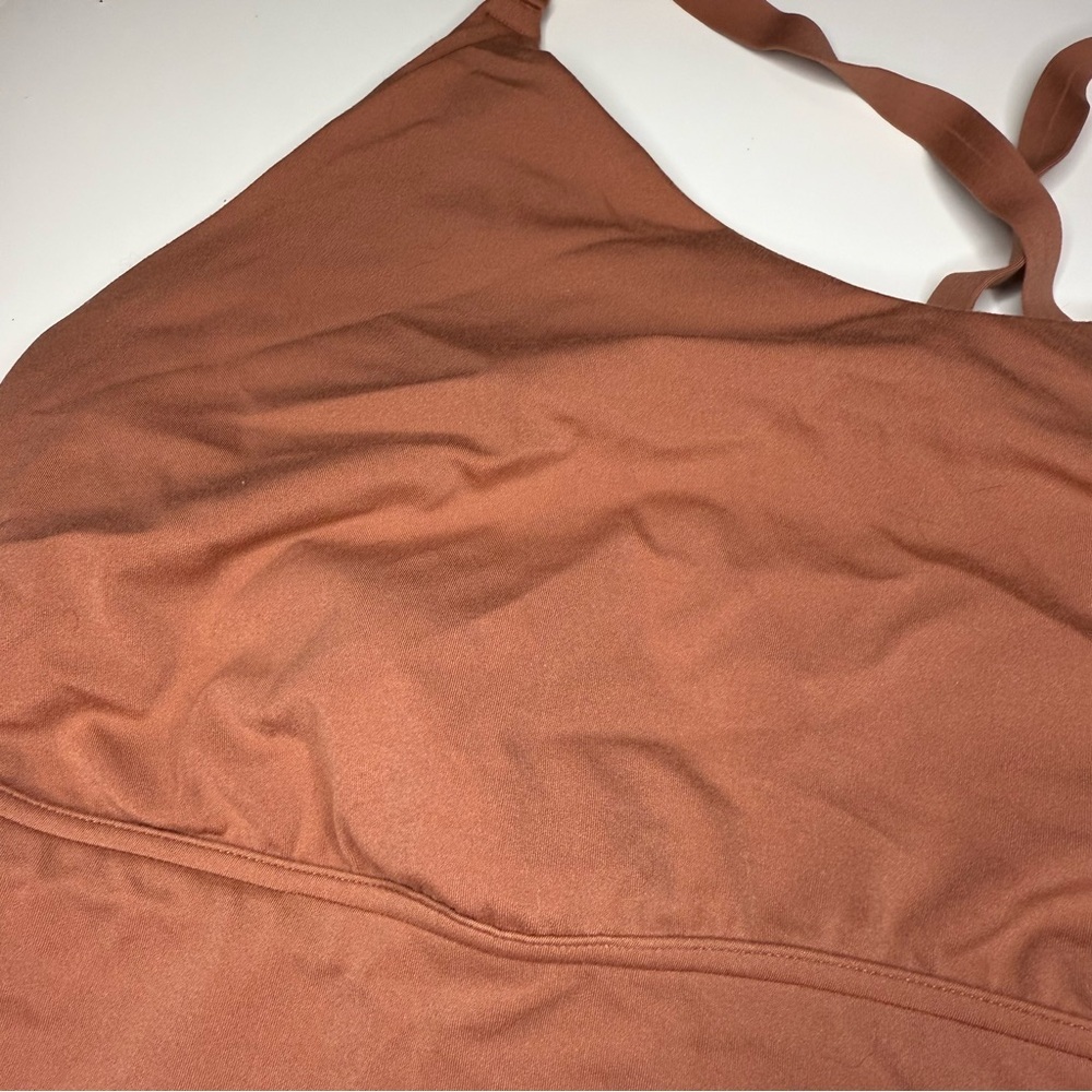 aerie Rust Brown Strappy Sports Bra - Picture 2 of 5